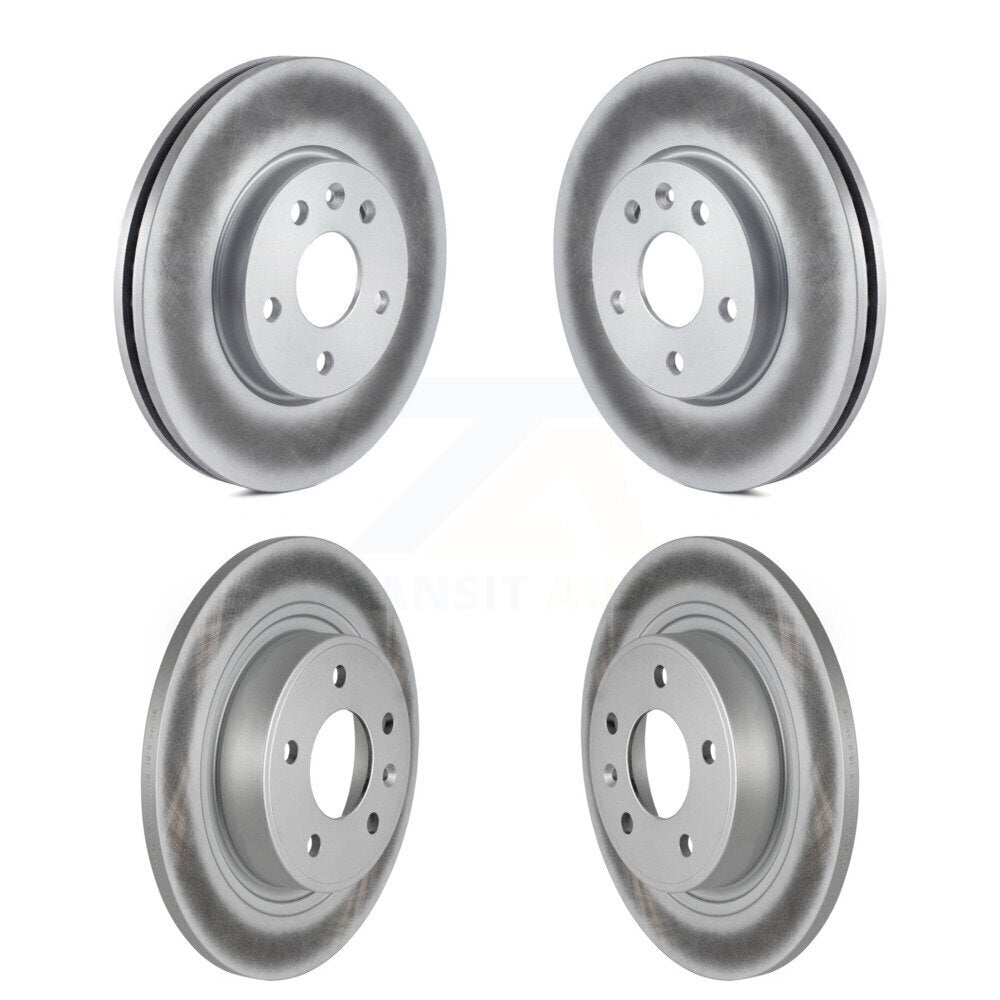 [Avant + Arrière] Kit de disque (revêtu) de frein pour 2013 Chevrolet Cruze avec 292mm Diameter Rotor KG-100744