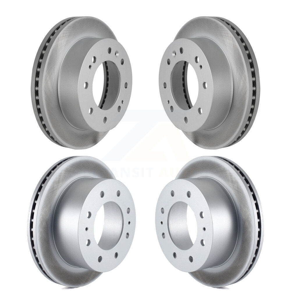 [Avant + Arrière] Kit de disque (revêtu) de frein pour Chevrolet Silverado 2500 HD GMC Sierra 1500 3500 Suburban KG-100748