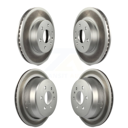[Avant + Arrière] Kit de disque (revêtu) de frein pour 2015-2020 Chevrolet Colorado GMC Canyon KG-100755