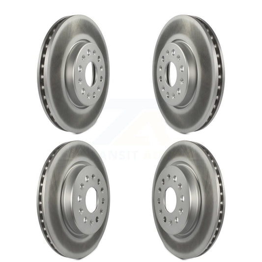 [Avant + Arrière] Kit de disque (revêtu) de frein pour Chevrolet Traverse GMC Acadia Buick Enclave Blazer KG-100756