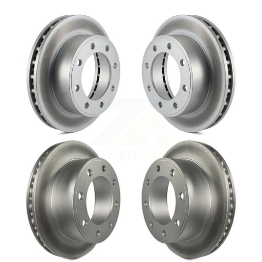 [Avant + Arrière] Kit de disque (revêtu) de frein pour Ford F-250 Super Duty Excursion 4WD KG-100762