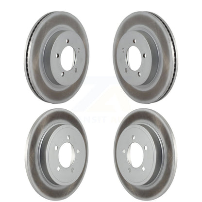 [Avant + Arrière] Kit de disque (revêtu) de frein pour Ford Explorer Mercury Mountaineer KG-100763