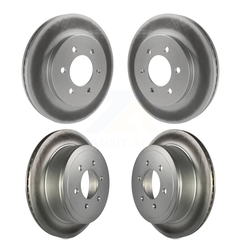 [Avant + Arrière] Kit de disque (revêtu) de frein pour Ford F-150 Lincoln Mark LT 4WD KG-100772