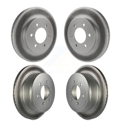 [Avant + Arrière] Kit de disque (revêtu) de frein pour Ford F-150 Lincoln Mark LT 4WD KG-100772