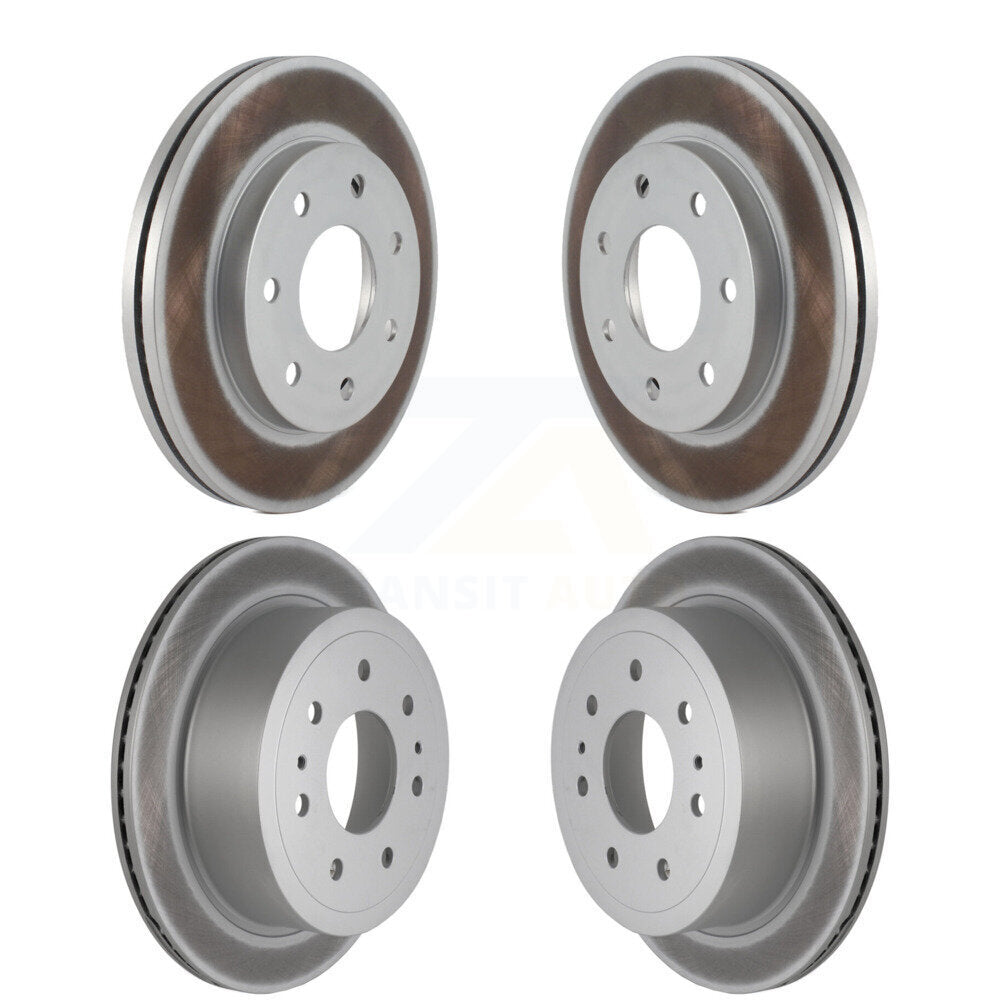 [Avant + Arrière] Kit de disque (revêtu) de frein pour Ford F-150 Lincoln Mark LT 4WD KG-100773