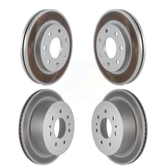 [Avant + Arrière] Kit de disque (revêtu) de frein pour Ford F-150 Lincoln Mark LT 4WD KG-100773