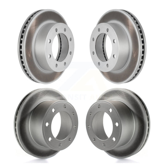 [Avant + Arrière] Kit de disque (revêtu) de frein pour Ford F-250 Super Duty F-350 KG-100776