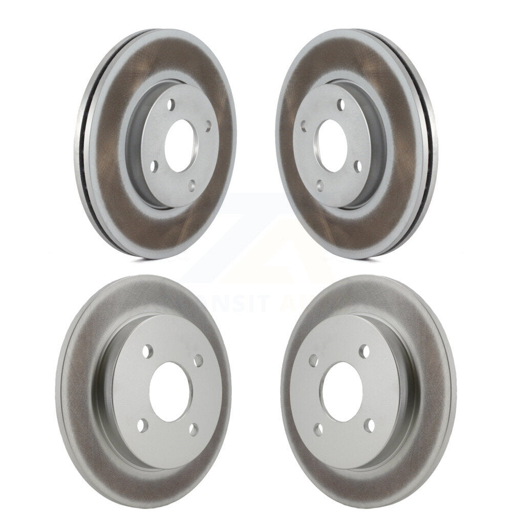[Avant + Arrière] Kit de disque (revêtu) de frein pour 2005-2007 Ford Focus rear brakes KG-100781