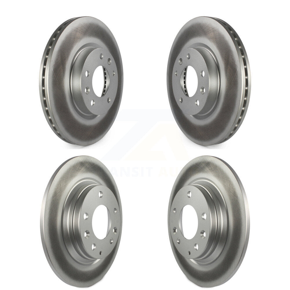 [Avant + Arrière] Kit de disque (revêtu) de frein pour Ford Fusion Mazda 6 Lincoln MKZ Mercury Milan Zephyr KG-100783