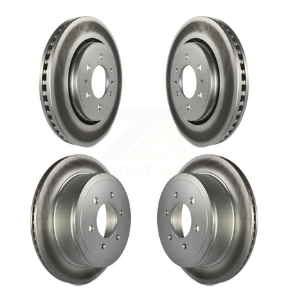 [Avant + Arrière] Kit de disque (revêtu) de frein pour 2010-2011 Ford F-150 avec 6 Lug Wheels KG-100786 par Genius
