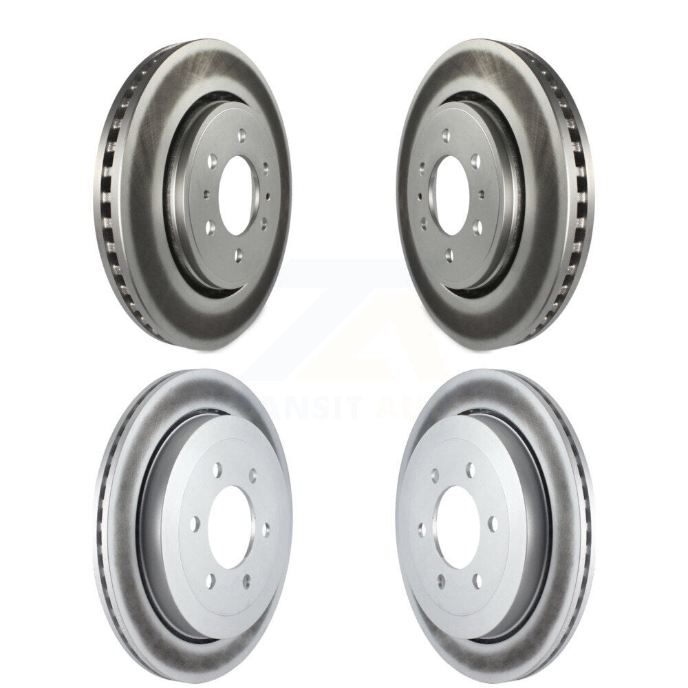 [Avant + Arrière] Kit de disque (revêtu) de frein pour 2007-2017 Ford Expedition Lincoln Navigator KG-100787