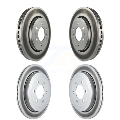 [Avant + Arrière] Kit de disque (revêtu) de frein pour 2007-2017 Ford Expedition Lincoln Navigator KG-100787