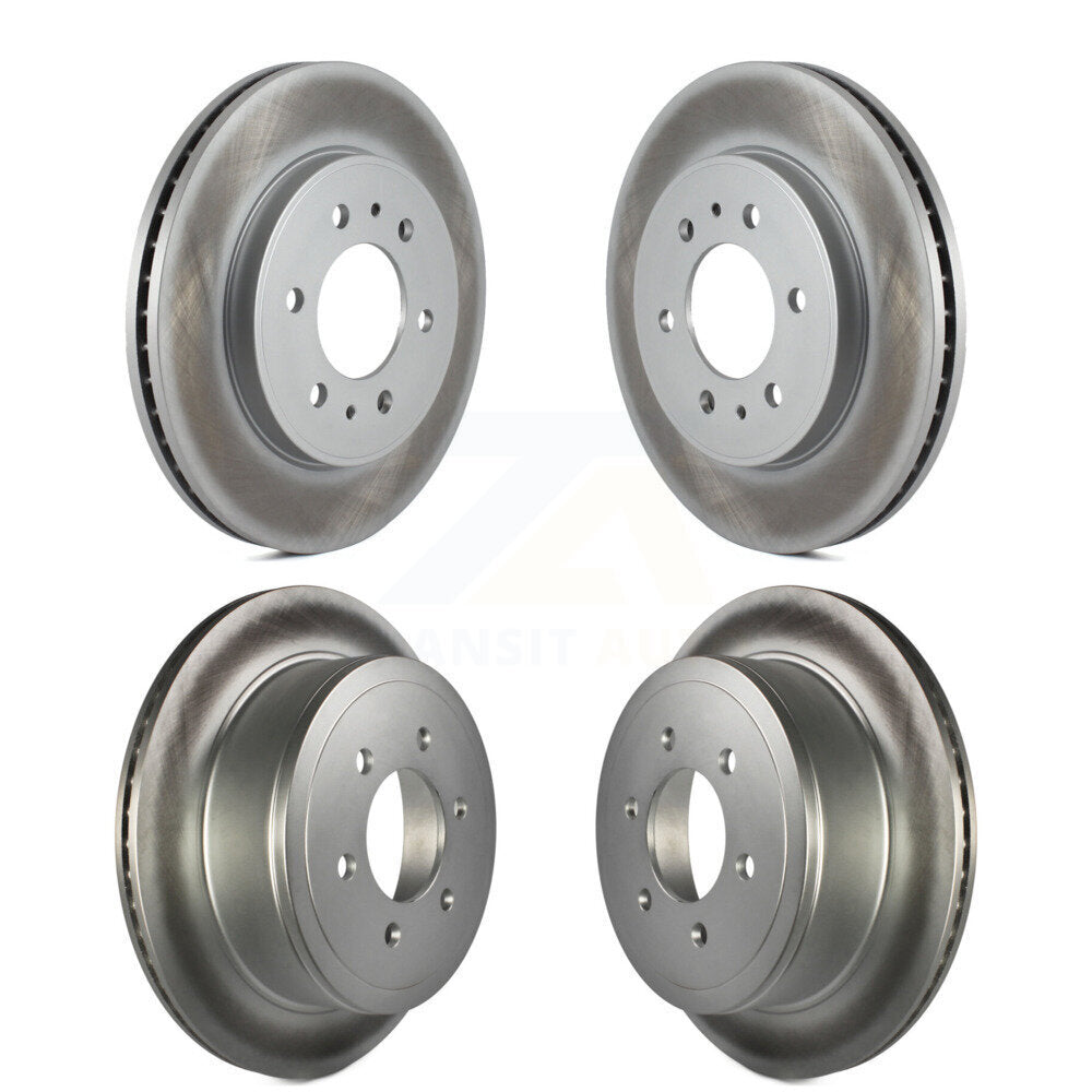 [Avant + Arrière] Kit de disque (revêtu) de frein pour 2009 Ford F-150 avec 6 Lug Wheels KG-100794