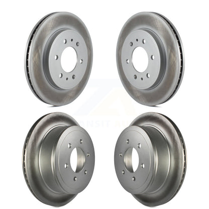 [Avant + Arrière] Kit de disque (revêtu) de frein pour 2009 Ford F-150 avec 6 Lug Wheels KG-100794