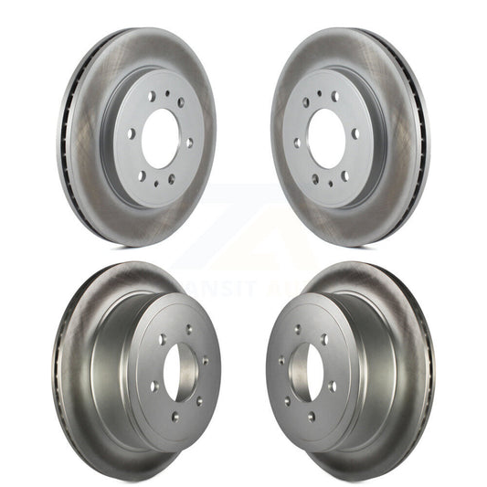 [Avant + Arrière] Kit de disque (revêtu) de frein pour 2009 Ford F-150 avec 6 Lug Wheels KG-100794