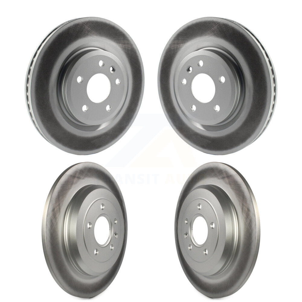 [Avant + Arrière] Kit de disque (revêtu) de frein pour Ford Explorer Taurus Flex Lincoln MKS MKT KG-100795