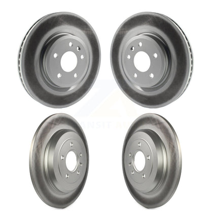 [Avant + Arrière] Kit de disque (revêtu) de frein pour Ford Explorer Taurus Flex Lincoln MKS MKT KG-100795