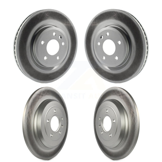 [Avant + Arrière] Kit de disque (revêtu) de frein pour Ford Explorer Taurus Flex Lincoln MKS MKT KG-100795