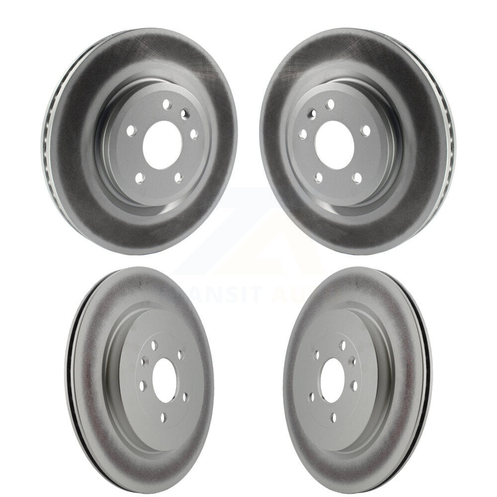 [Avant + Arrière] Kit de disque (revêtu) de frein pour 2013 Ford Explorer Sport avec Heavy Duty Brakes KG-100796