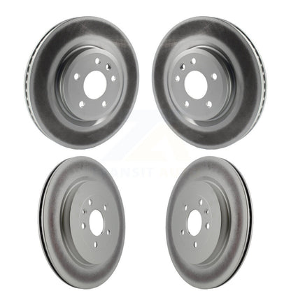 [Avant + Arrière] Kit de disque (revêtu) de frein pour 2013 Ford Explorer Sport avec Heavy Duty Brakes KG-100796