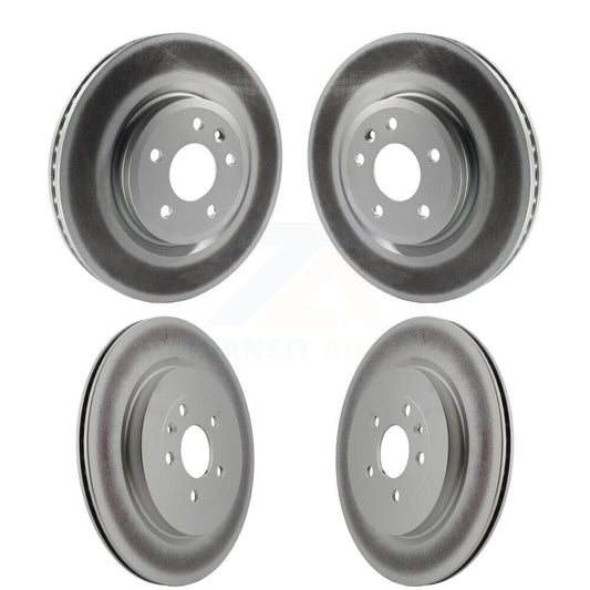 [Avant + Arrière] Kit de disque (revêtu) de frein pour 2013 Ford Explorer Sport avec Heavy Duty Brakes KG-100796