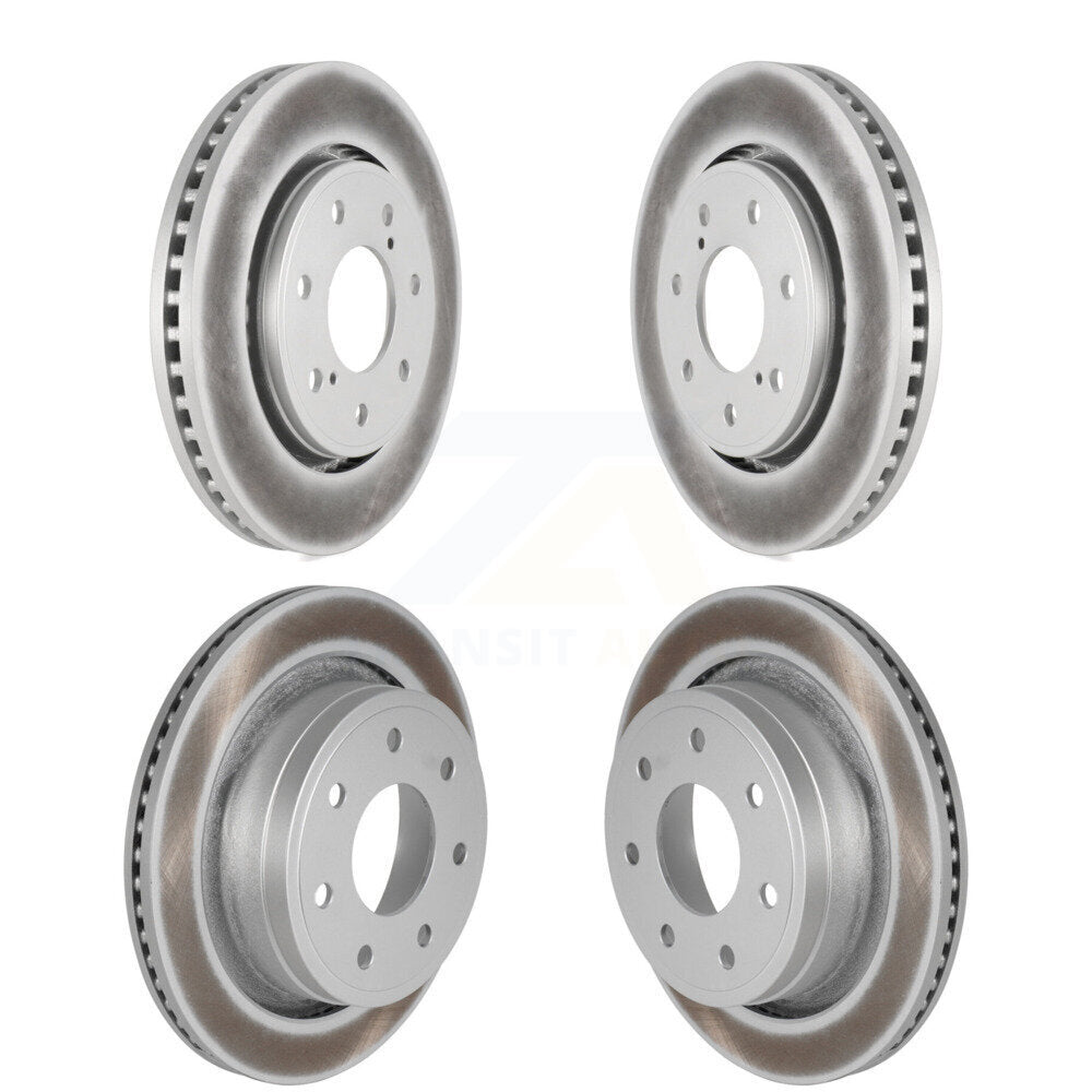 [Avant + Arrière] Kit de disque (revêtu) de frein pour 2012-2014 Ford F-150 avec 7 Lug Wheels KG-100798