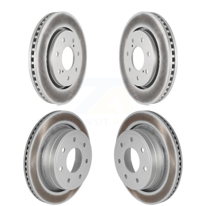 [Avant + Arrière] Kit de disque (revêtu) de frein pour 2012-2014 Ford F-150 avec 7 Lug Wheels KG-100798