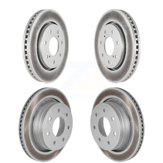 [Avant + Arrière] Kit de disque (revêtu) de frein pour 2012-2014 Ford F-150 avec 7 Lug Wheels KG-100798