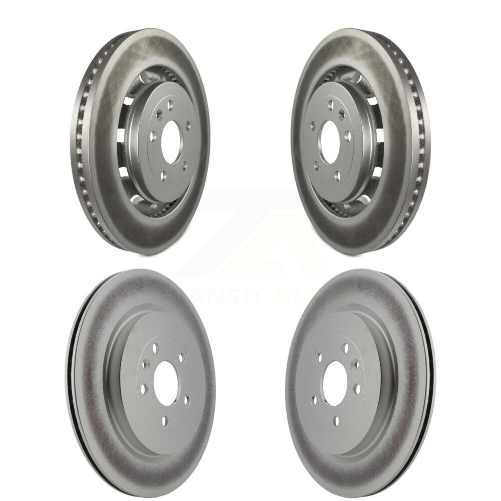 [Avant + Arrière] Kit de disque (revêtu) de frein pour Ford Explorer Taurus Flex Police Interceptor Utility Sedan Lincoln MKS MKT Special Service KG-100804