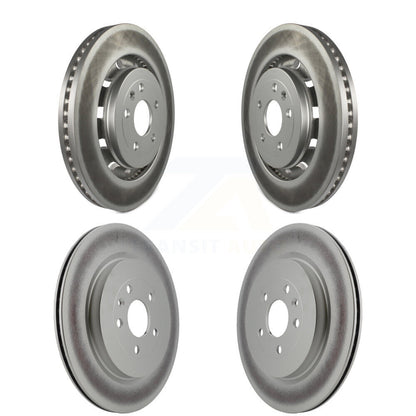 [Avant + Arrière] Kit de disque (revêtu) de frein pour Ford Explorer Taurus Flex Police Interceptor Utility Sedan Lincoln MKS MKT Special Service KG-100804