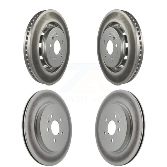 [Avant + Arrière] Kit de disque (revêtu) de frein pour Ford Explorer Taurus Flex Police Interceptor Utility Sedan Lincoln MKS MKT Special Service KG-100804