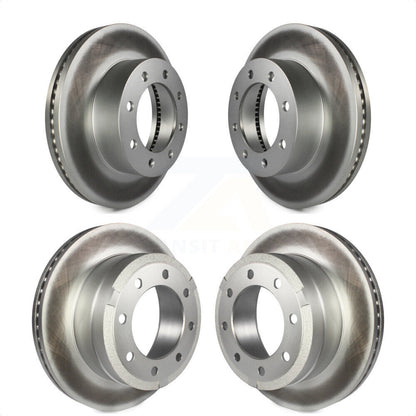 [Avant + Arrière] Kit de disque (revêtu) de frein pour Ford F-250 Super Duty F-350 4WD KG-100808 par Genius