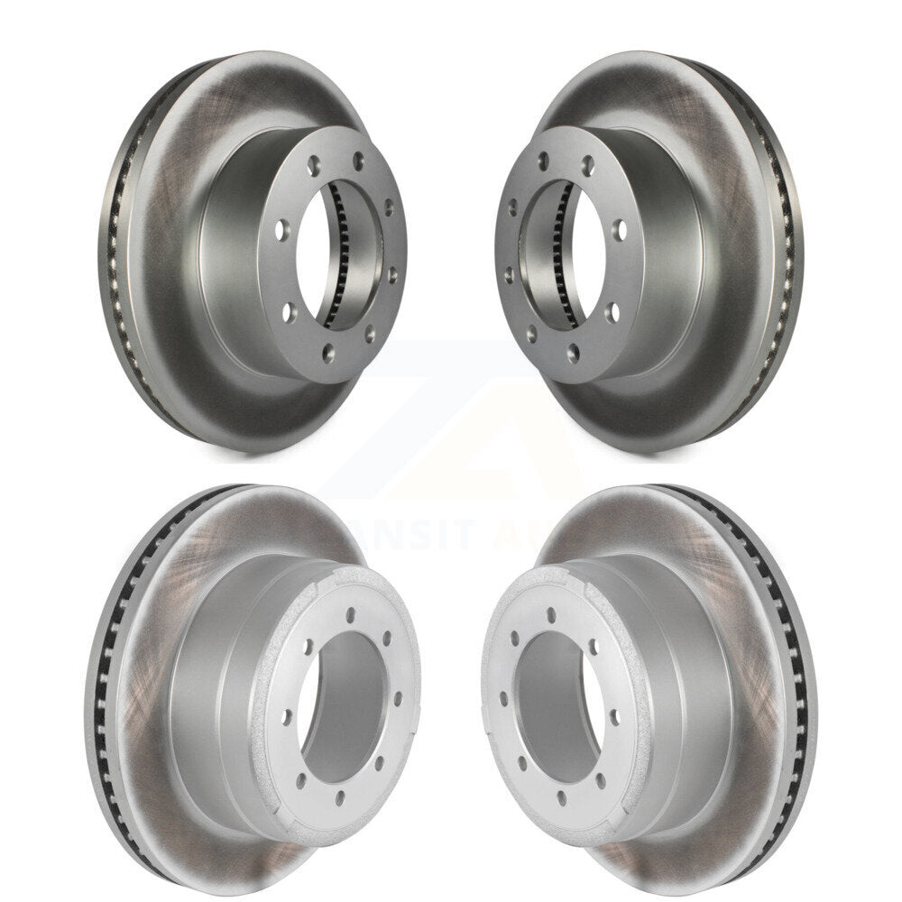 [Avant + Arrière] Kit de disque (revêtu) de frein pour Ford F-250 Super Duty F-350 F-450 KG-100809
