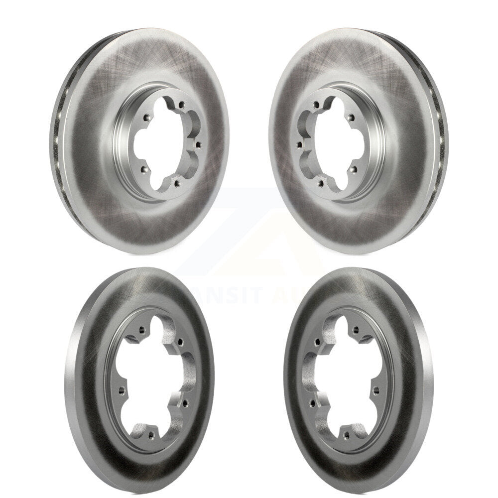 [Avant + Arrière] Kit de disque (revêtu) de frein pour 2015-2020 Ford Transit-250 Transit-350 Transit-150 avec 5 Lug Wheels KG-100810