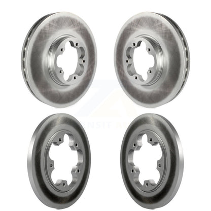 [Avant + Arrière] Kit de disque (revêtu) de frein pour 2015-2020 Ford Transit-250 Transit-350 Transit-150 avec 5 Lug Wheels KG-100810