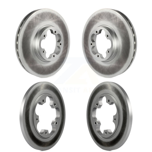 [Avant + Arrière] Kit de disque (revêtu) de frein pour 2015-2020 Ford Transit-250 Transit-350 Transit-150 avec 5 Lug Wheels KG-100810