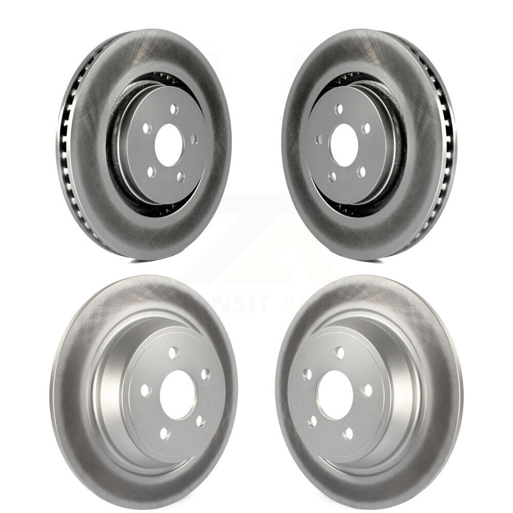 [Avant + Arrière] Kit de disque (revêtu) de frein pour Ford Edge Fusion Lincoln MKZ MKX Nautilus Continental KG-100817