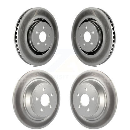 [Avant + Arrière] Kit de disque (revêtu) de frein pour Ford Edge Fusion Lincoln MKZ MKX Nautilus Continental KG-100817