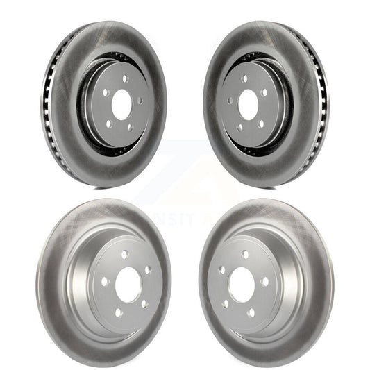 [Avant + Arrière] Kit de disque (revêtu) de frein pour Ford Edge Fusion Lincoln MKZ MKX Nautilus Continental KG-100817