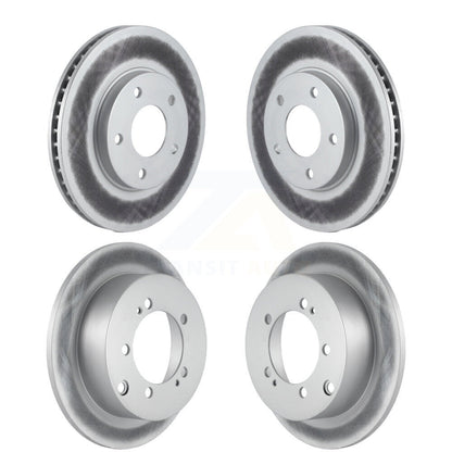 [Avant + Arrière] Kit de disque (revêtu) de frein pour Mitsubishi Chrysler Sebring Dodge Stratus Eclipse Galant Lancer KG-100821