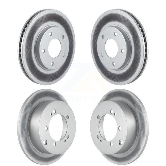 [Avant + Arrière] Kit de disque (revêtu) de frein pour Mitsubishi Chrysler Sebring Dodge Stratus Eclipse Galant Lancer KG-100821