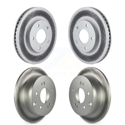 [Avant + Arrière] Kit de disque (revêtu) de frein pour Mitsubishi Galant KG-100822
