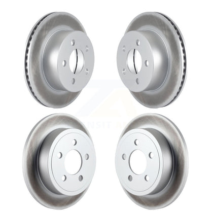 [Avant + Arrière] Kit de disque (revêtu) de frein pour 2003-2006 Jeep Wrangler TJ rear brakes KG-100823