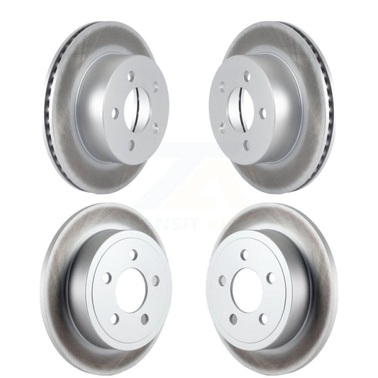 [Avant + Arrière] Kit de disque (revêtu) de frein pour 2003-2006 Jeep Wrangler TJ rear brakes KG-100823