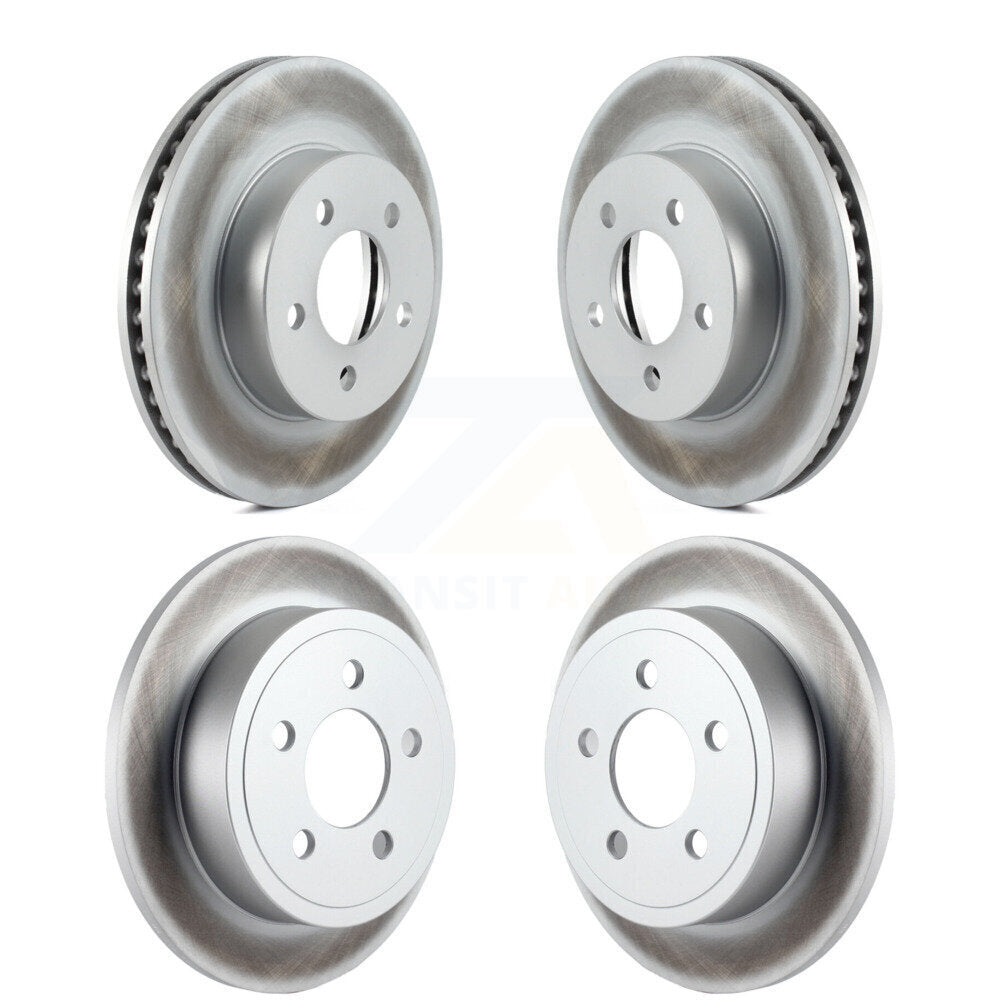 [Avant + Arrière] Kit de disque (revêtu) de frein pour 2003-2007 Jeep Liberty KG-100825