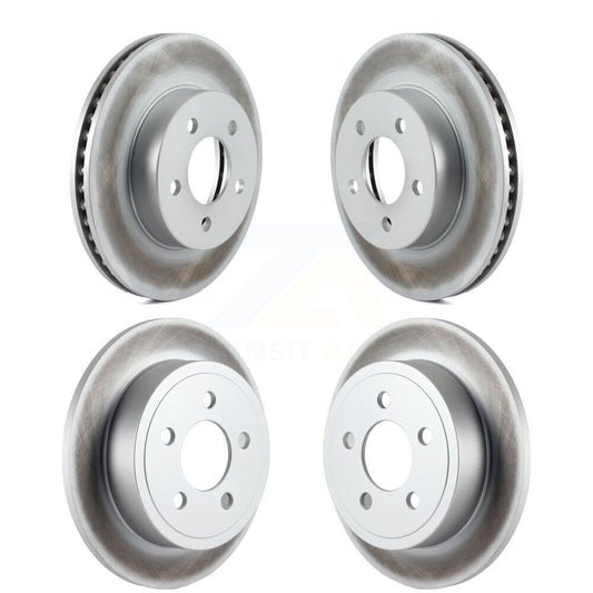 [Avant + Arrière] Kit de disque (revêtu) de frein pour 2003-2007 Jeep Liberty KG-100825