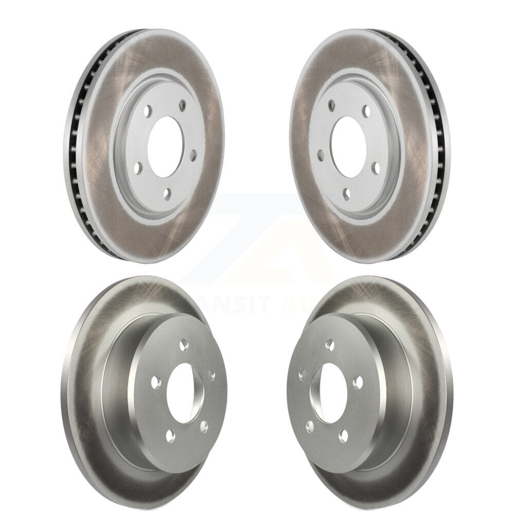 [Avant + Arrière] Kit de disque (revêtu) de frein pour Dodge Grand Caravan Chrysler Town & Country Voyager KG-100827