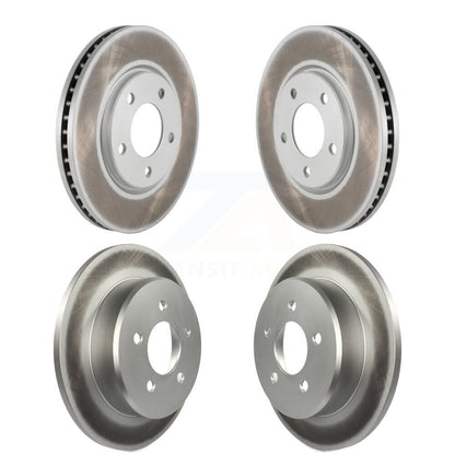 [Avant + Arrière] Kit de disque (revêtu) de frein pour Dodge Grand Caravan Chrysler Town & Country Voyager KG-100827