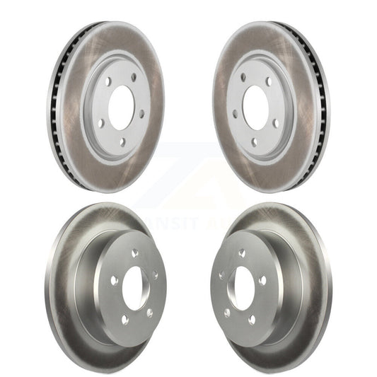 [Avant + Arrière] Kit de disque (revêtu) de frein pour Dodge Grand Caravan Chrysler Town & Country Voyager KG-100827