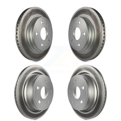 [Avant + Arrière] Kit de disque (revêtu) de frein pour Ram 1500 Dodge Durango Classic Chrysler Aspen KG-100828
